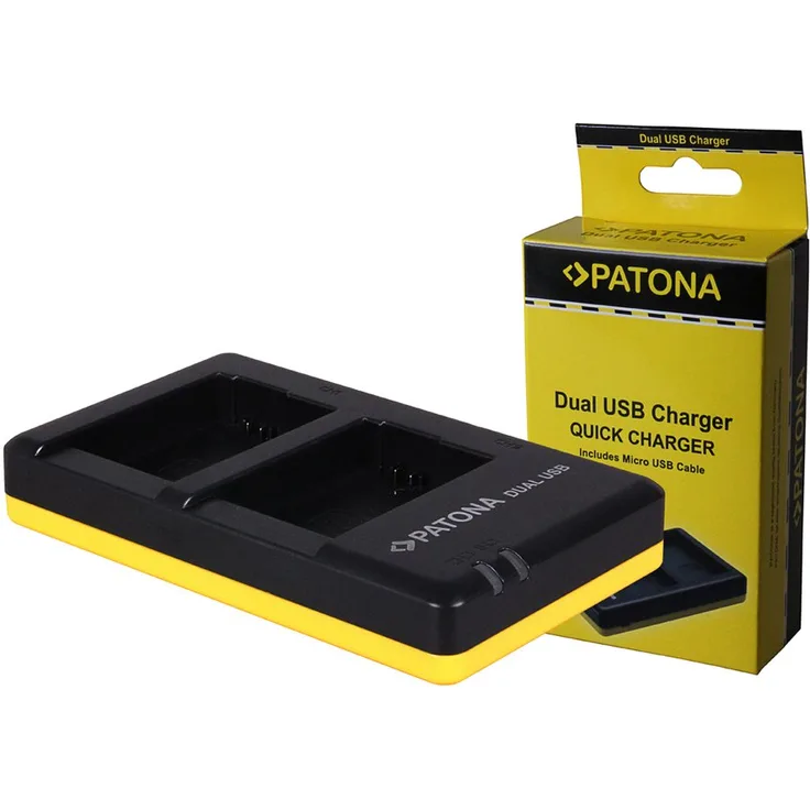 PATONA 1964 – Ladegerät (5 V, 8,4 V, 11,5 cm, 7 cm, 1,9 cm, Micro-USB)