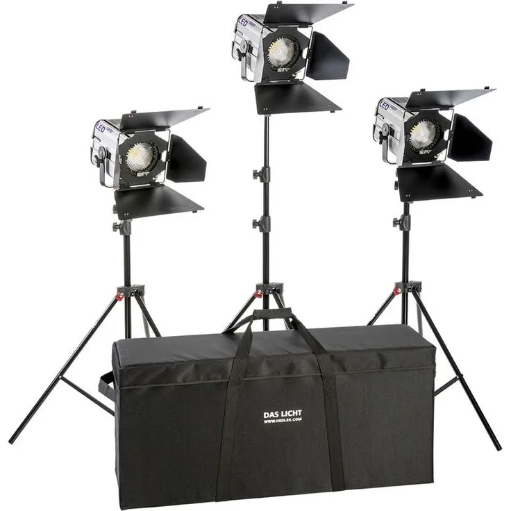HEDLER Profilux LED 1400 Triple Kit (fokusierbar, dimmbar)