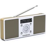 Nordmende Transita 200 Mini Tragbares Radio, OLED-Display, weiß