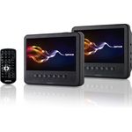 Lenco Tragbarer DVD-Player MES-212 mit 2X 17,5 cm (7 Zoll) Monitor Dual-Screen, USB, Fernbedienung schwarz - Preisvergleich
