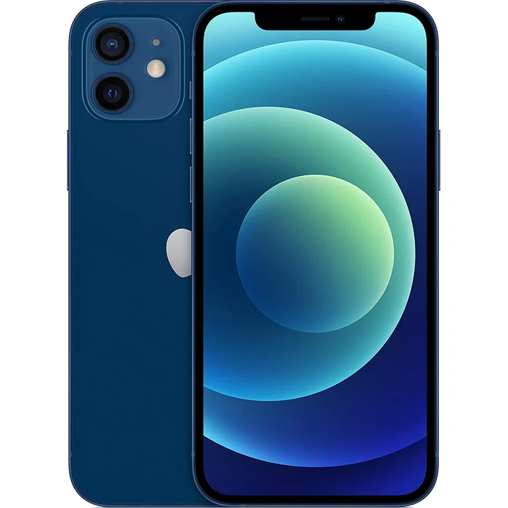 Apple iPhone 12 5G Smartphone 15,49cm (6,1 Zoll) OLED-Display, 64GB interner Speicher, Dual-SIM, iOS, Blue – Bild 1