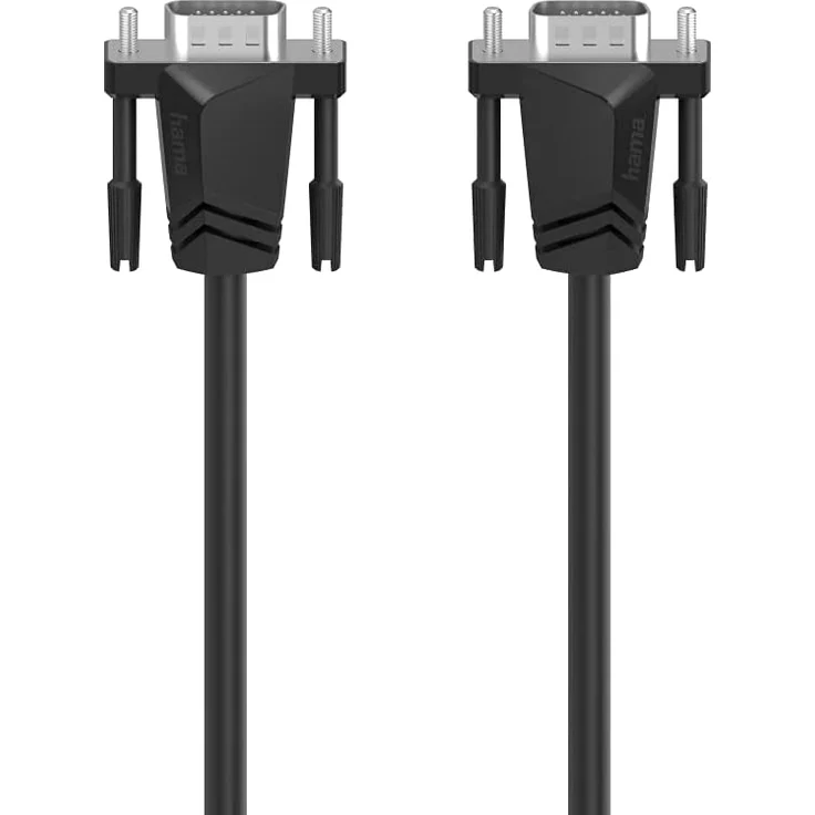 Hama 00200707, 1,5 m, VGA (D-Sub), VGA (D-Sub), Männlich, Männlich, Schwarz