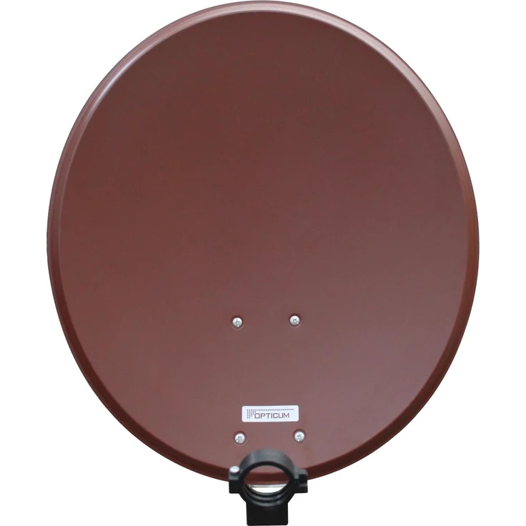 Opticum QA 60 Stahl Satellitenantenne (60 cm) ziegelrot – Bild 1