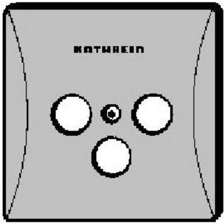 Kathrein ESZ 53 Abdeckung für Antennensteckdosen 3-Loch Ausführung
