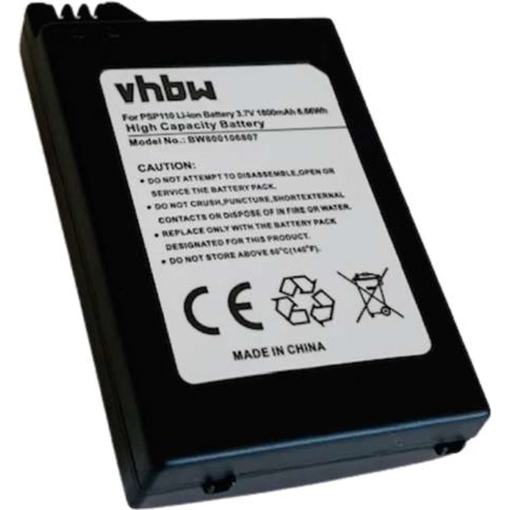 AKKUman Akku kompatibel Sony PSP-1000 3,7V 1800mAh – Bild 1