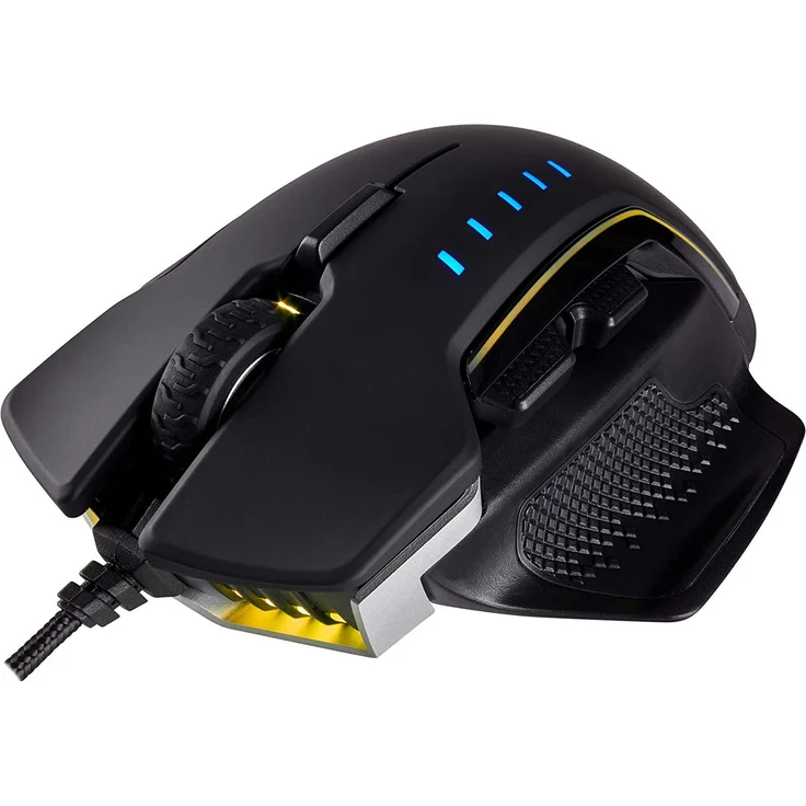Corsair GLAIVE RGB Optisch Gaming Maus (RGB-LED-Hintergrundbeleuchtung, 16000 DPI) aluminium – Bild 12