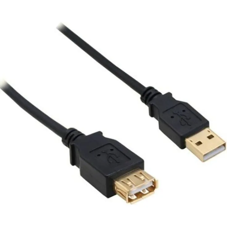InLine USB 2.0 Verlängerung, vergoldete Kontakte - 0,5m (34650S)
