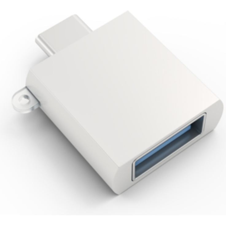 Satechi USB 3.0 Typ C (USB-C) Auf USB-A (Typ A) Hochgeschwindigkeits-Adapter-Konverter-Anschlussbuchse Für das Neue 12-Zoll Retina MacBook Von Apple, Chromebook Pixel Und Andere Typ C Geräte (Silber)