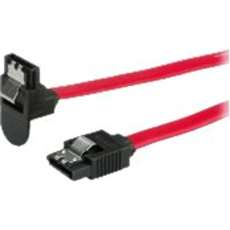 ROLINE Int. SATA 6.0 Gbit/s HDD-Kabel mit Schnappverschluss, gewinkelt 1,0m (11.03.1565)