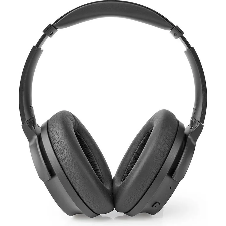 Nedis Bluetooth-Over-Ear-Kopfhörer | 24 Stunden Wiedergabezeit | 25 dB Noise Cancelling | Schnelles Aufladen | Schwarz