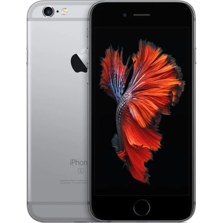 Apple iPhone 6s Smartphone 11,94cm Pixel (4,7 Zoll) Retina-Display, 128GB interner Speicher, 2GB RAM, iOS, Spacegrau – Bild 1