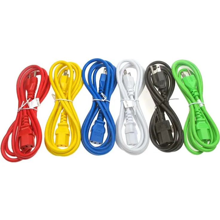 ACT Advanced Cable Technology Stromkabel-Netzstecker E7-7 Stecker (gewinkelt) Schuko - C13 blau 0.60 m