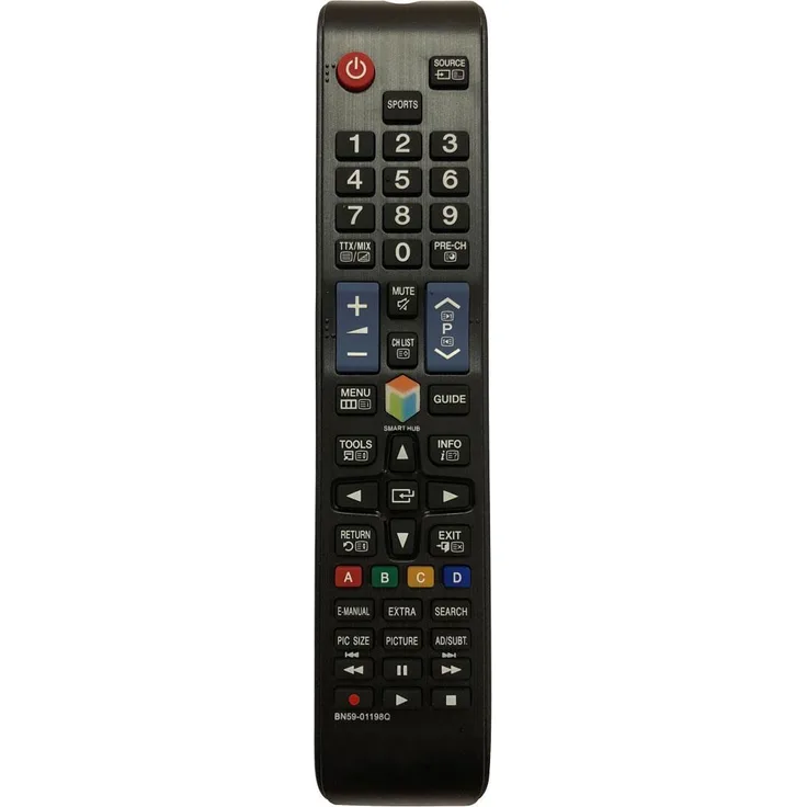 SAMSUNG Fernbedienung BN59-01198Q, BN5901198Q für UA32J5500, UA32J5500AK, UA-32J5500AK, UA32J5500AS, UA-32J5500AS, UA32J5500AW, UA32J6300AK, UA40J5500, UA40J5500AK, UA40J5500AS, UA40J5500AW, UA40J5505AK, UA40J5520AK, UA40J6200, UA40J6200AK, UA40J6200AS, U