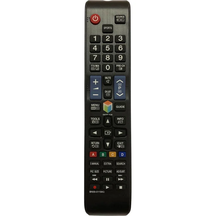 SAMSUNG Fernbedienung BN59-01198Q, BN5901198Q für UA32J5500, UA32J5500AK, UA-32J5500AK, UA32J5500AS, UA-32J5500AS, UA32J5500AW, UA32J6300AK, UA40J5500, UA40J5500AK, UA40J5500AS, UA40J5500AW, UA40J5505AK, UA40J5520AK, UA40J6200, UA40J6200AK, UA40J6200AS, U