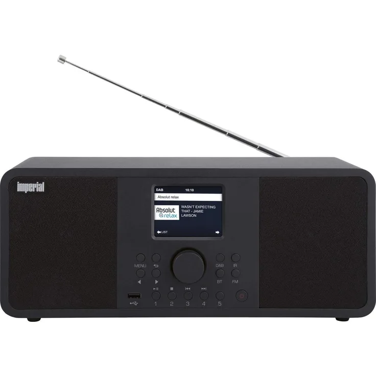 Imperial Dabman i205 Tischradio mit Bluetooth, WLAN, TFT-Display, schwarz