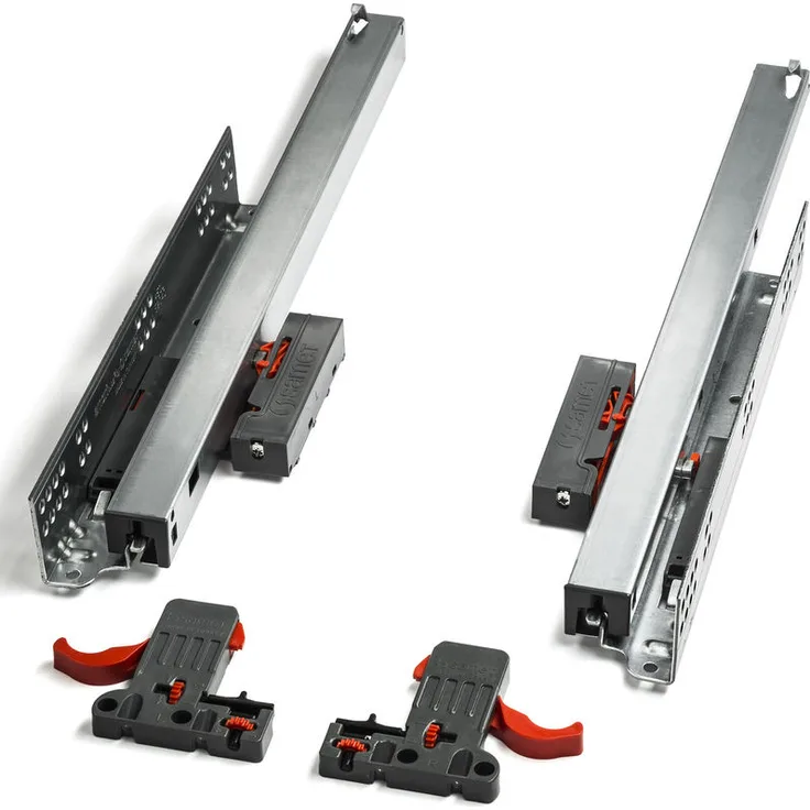 Unterflurführung 40 Kg 300 mm UV4-40-K2D-L300-PP Push-Open SmartSlide
