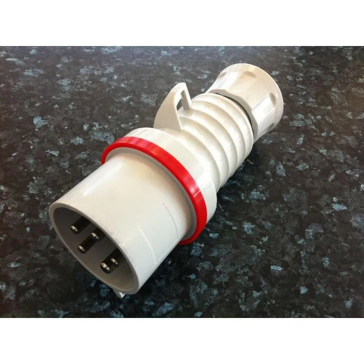 Gewiss gw60009h Low Spannung Schraube Verkabelung Stecker gerade, Hohe Leistung, IP44-IP54, 6 Referenz, 3p + N + E POLE, 380 V-415 V, 16 A, 50 Hz-60 Hz, rot
