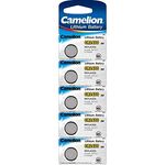 Camelion 13005430 Lithium Knopfzelle CR2430 ,5er-Pack, silber