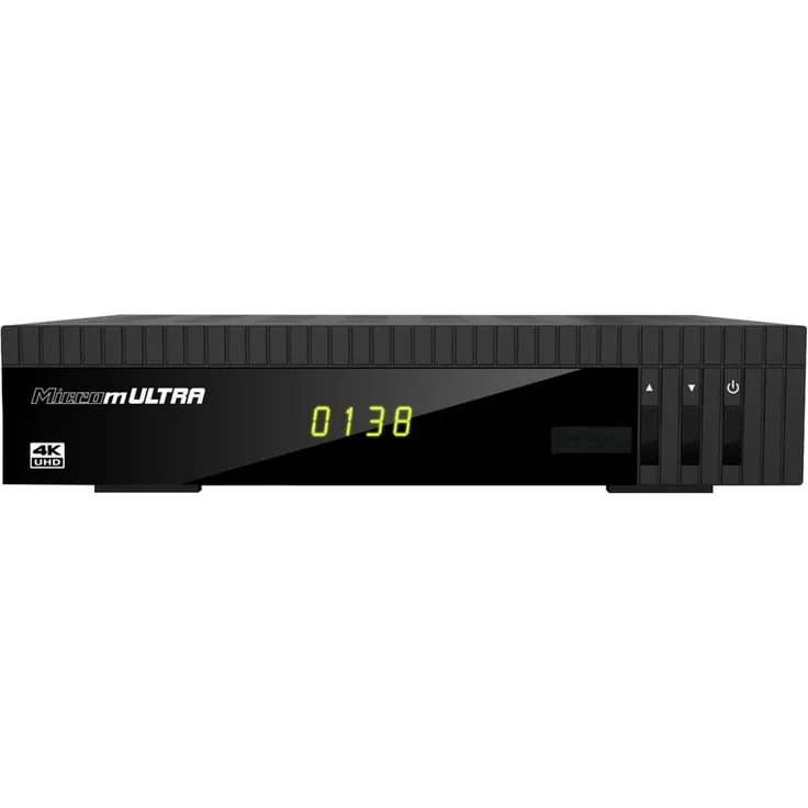 Microelectronic HD-SAT-Receiver mUltra 4k UHD FTA Front-USB, Ultra HD mUltra