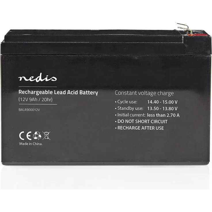 Wiederaufladbarer Blei-Akku 12 V  9000 mAh  150 x 65 x 95 mm