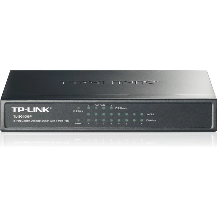 TP-Link TL-SG1008P 8-Port Gigabit POE Switch (tl-sg1008p) – Bild 1