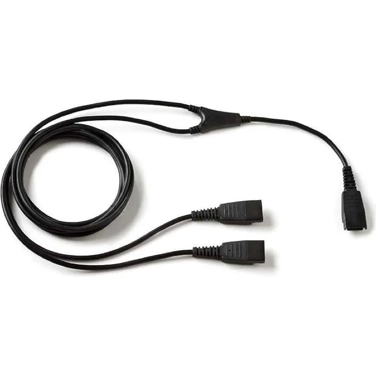 Jabra Supervisor-Kabel zum Anschluss von zwei kabelgebundenen Jabra-Headsets über Quick Disconnect-QD