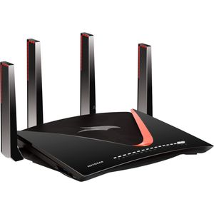 Bild für Netgear Nighthawk XR700 WLAN Pro Gaming Router (AD7200 60 GHz Quad-Stream, 1,7 GHz Quad Core, 7x GB + 1x 10 Gigabit LAN, Anti-Buffer-Bloat, QoS, Bandbreitenmanagement, Geo-Filter, MU-MIMO, Netduma)