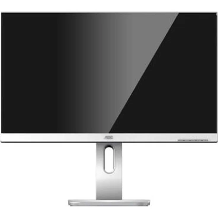 AOC 24P1-GR 60,4 cm (23,8 Zoll) Monitor (DVI, HDMI, IPS Panel, Displayport, USB Hub, 1920x1080, 5 ms Reaktionszeit, Pivot) grau