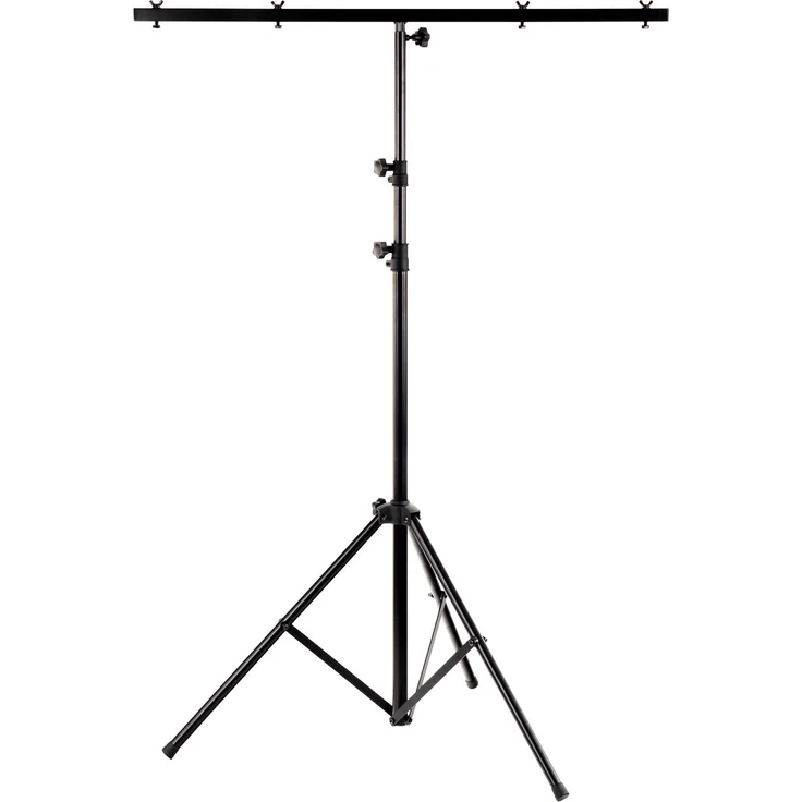 Showlite LS250 Lichtstativ mit Quertraverse (für Bühnen & Konzerbeleuchtung, für bis zu 4 Scheinwerfer, 1,10m-2,50m, max. Traglast: 30 kg) – Bild 1