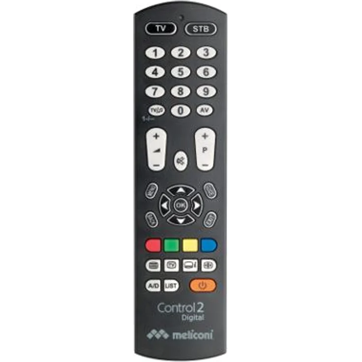 Meliconi Control 2.1 Universal Fernbedienung 2-in-1, ideal für TV-SmartTV und Decoder