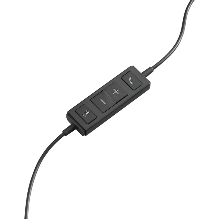 Logitech H570e Kopfhörer mit Mikrofon, Stereo-Headset, Rauschunterdrückung, Lautstärkeregelung und Stummschaltung mit LED-Anzeige am Kabel, Ohrpolster aus Kunstleder, USB-Anschluss, PC-Mac-Laptop – Bild 4