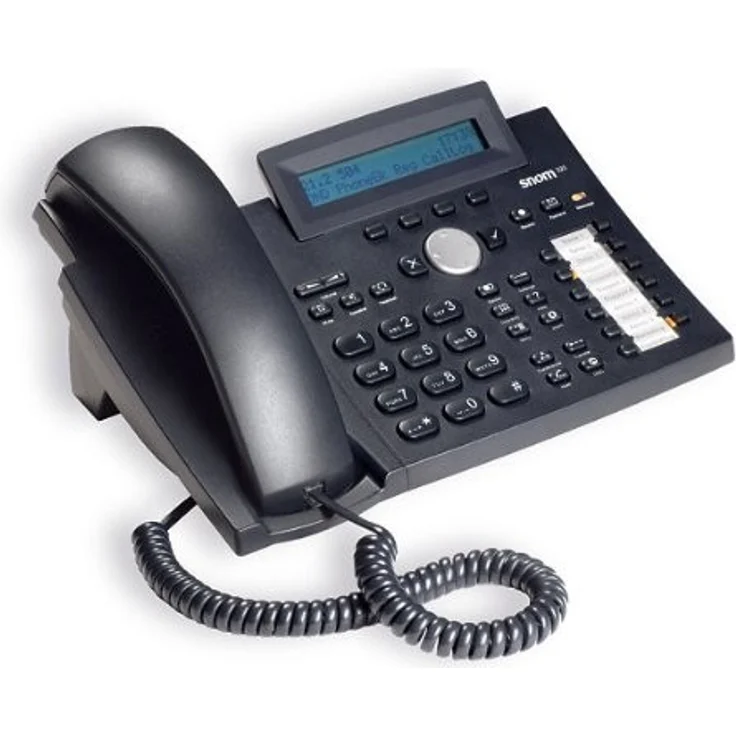 Snom 320 VoIP-Telefon schwarz – Bild 1
