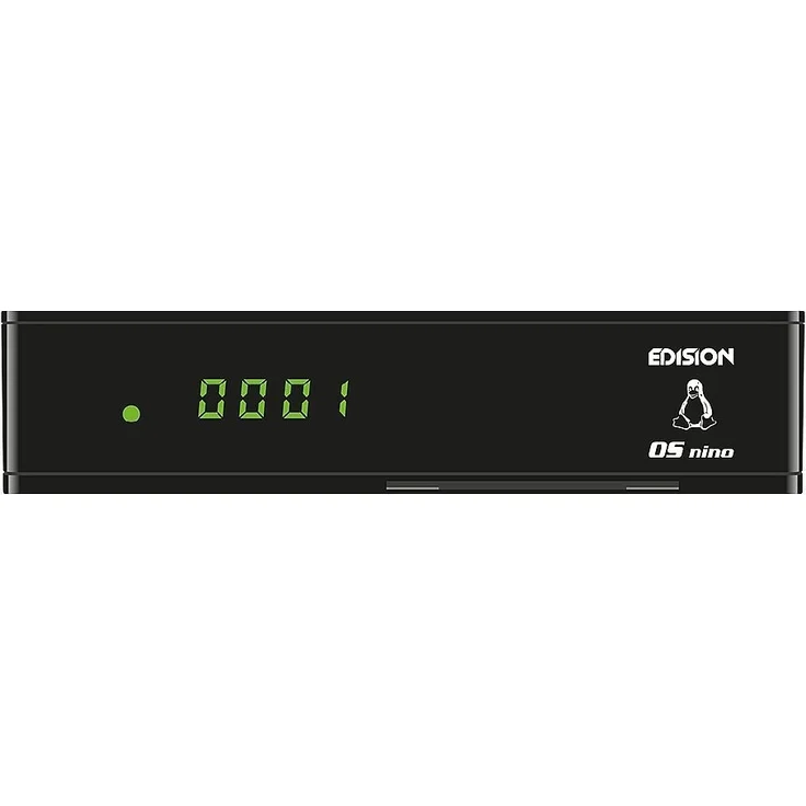 Edision OS NINO+ Full HD Linux E2 Sat Receiver H.265/HEVC 1x DVB-S2, 2X USB, HDMI, LAN, Linux, Kartenleser, 1080p [Vorprogrammiert für Astra] – Bild 2