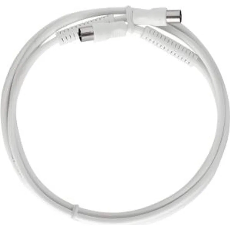 Axing BAK 152-00 Anschlusskabel IEC Koax-Stecker auf Koax-Buchse hochgeschirmt mit Mantelstromfilter (1,5m)