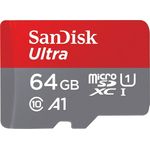 SanDisk Ultra R100 microSDXC 64GB Kit, UHS-I U1, A1, Class 10 (SDSQUA4-064G-GN6MA)