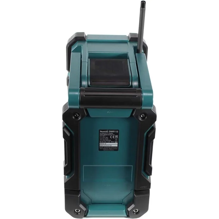 Makita DMR 112 T1 7,2 - 18V Bluetooth DAB+ + 1x 5,0Ah Akku - ohne Ladegerät Baustellenradio mit Bluetooth, geeignet für Outdoor, spritzwassergeschützt, blau – Bild 4