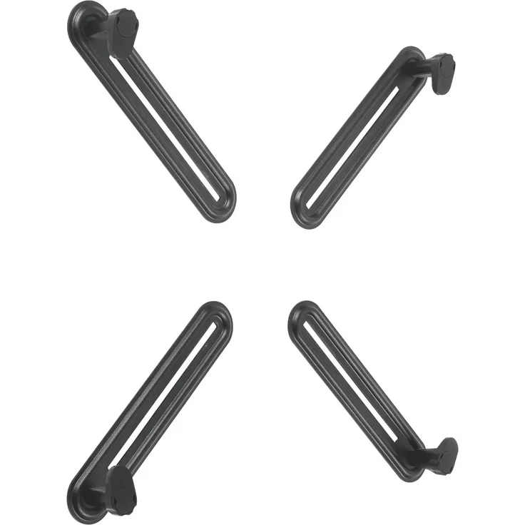 VESA-Adapter für LED und LCD Monitore ohne VESA-Bohrungen bis 27 Zoll für Monitorhalterungen mit VESA 75x75 100x100 HALTERUNGSPROFI OFFICE-VESAPLUS (1)