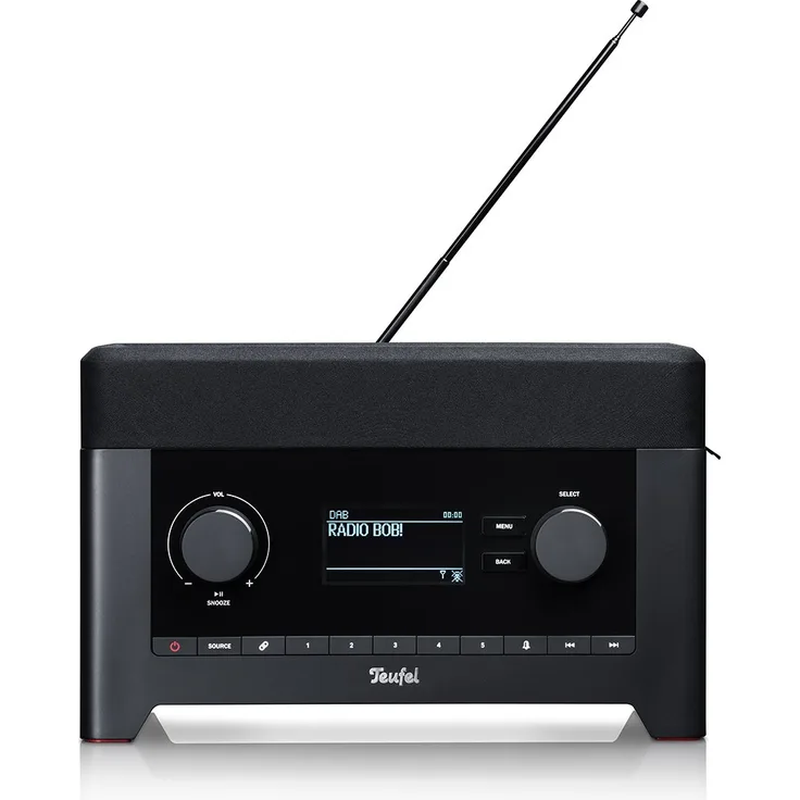 Teufel Radio 3sixty (2019) Digitalradio mit DAB, UKW (FM), Webradio, Bluetooth schwarz
