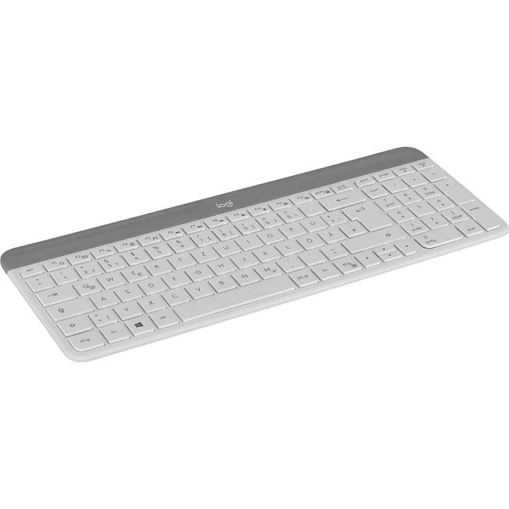 Logitech Slim Wireless Combo MK470 - Tastatur-und-Maus-Set - kabellos - 2.4 GHz - QWERTZ - Deutsch - Off-White (920-009189) – Bild 4