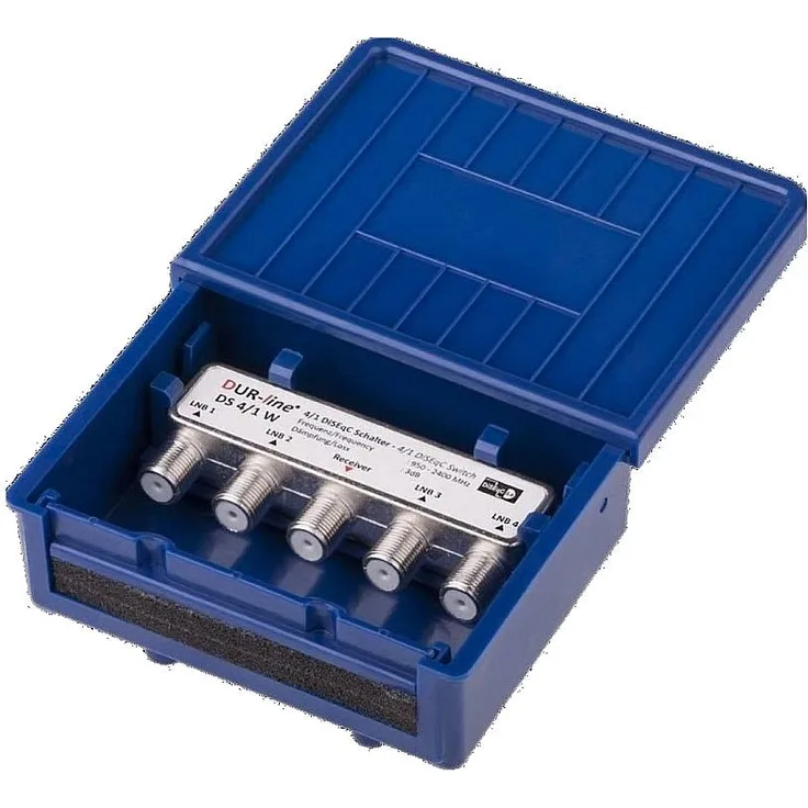 DUR-line DiSEqC Schalter 4/1 mit Wetterschutzgehäuse