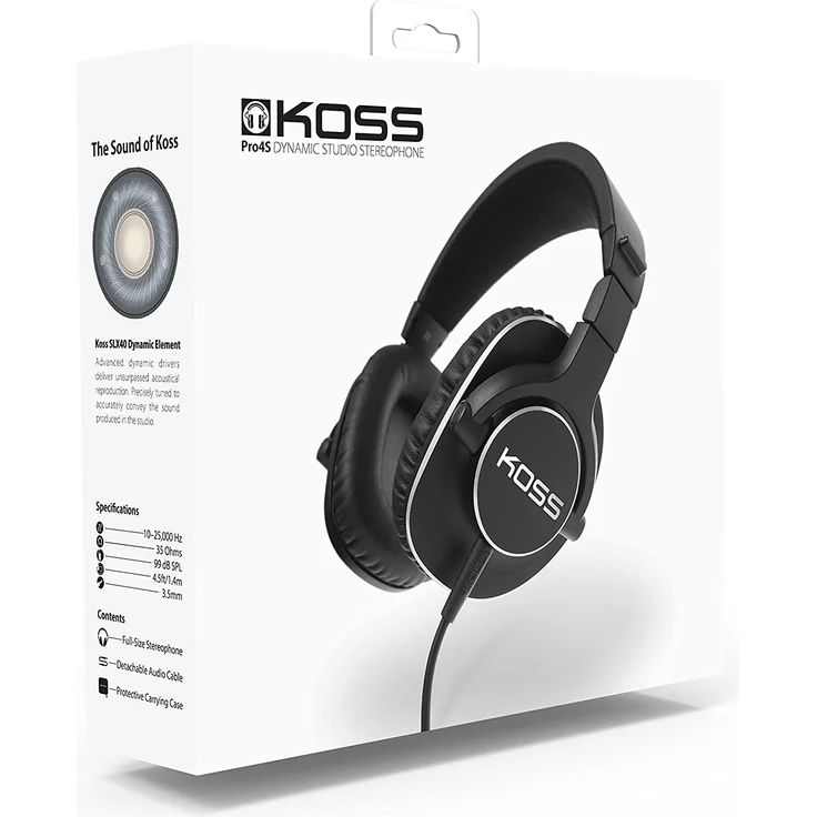 Koss Pro 4S Over-Ear-Kopfhörer, schwarz – Bild 3