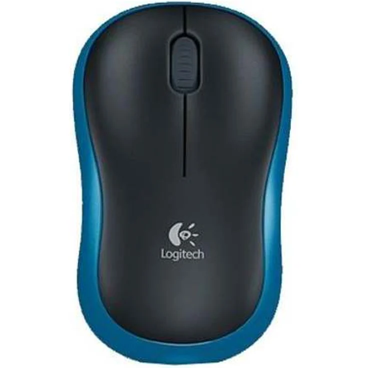 Logitech M185 Kabellose Maus, 2.4 GHz Verbindung via Nano-USB-Empfänger, 1000 DPI Optischer Sensor, 12-Monate Akkulaufzeit, Für Links- und Rechtshänder, PC-Mac, Blau – Bild 3