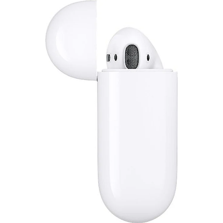 Apple AirPods (2. Generation) mit kabellosem Ladecase, True Wireless In-Ear Kopfhörer mit Bluetooth, Mikrofon, geeignet für iPhone, weiß (MRXJ2ZM/A) – Bild 4
