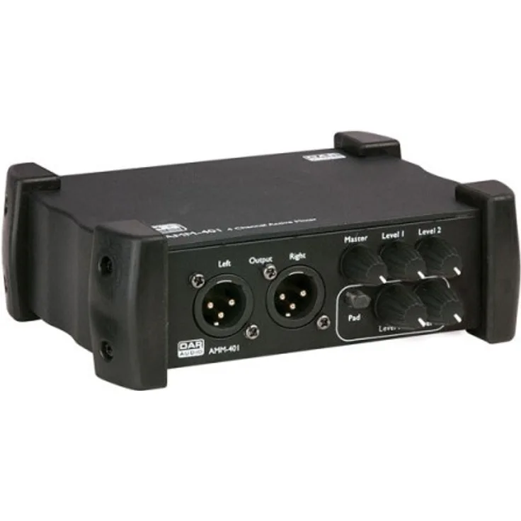 DAP-Audio AMM-401 aktiver 4-Kanal Mixer