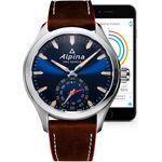 Alpina Horological Hybrid-Smartwatch 44mm Silber/Dunkelrot
