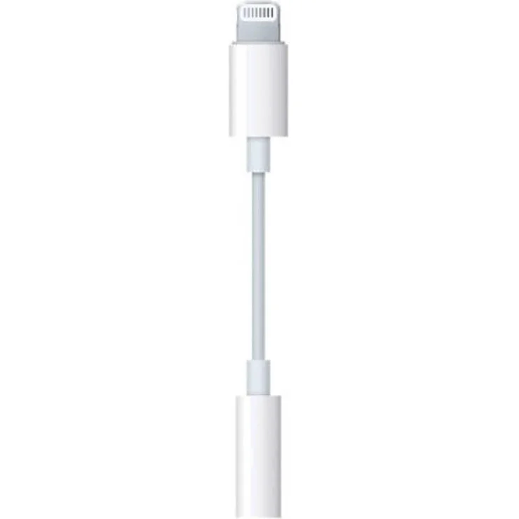 Apple MMX62ZM/A Lightning auf 3,5mm-Kopfhöreranschluss Adapter, weiß – Bild 2