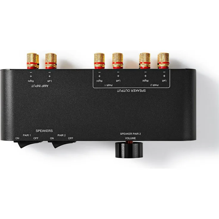 Lautsprecher-Steuereinheit 2-Wege Bananenstecker Lautstärkeregelung s...