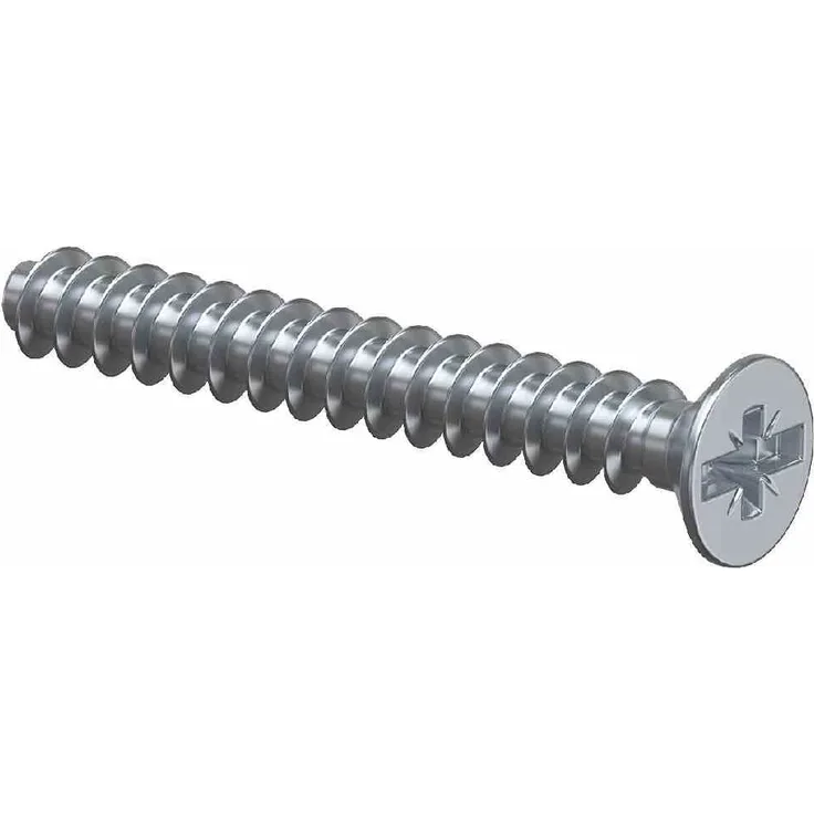 KAISER 2472-25 Geräteschrauben +/- , Länge 25 mm, selbstformend 3,2 mm, Senkkopf mit Kombiantrieb PZ1/S