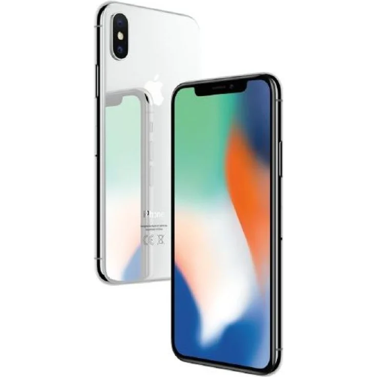 Apple iPhone X Smartphone 14,73cm (5,8 Zoll) Super Retina-Display, 256GB interner Speicher, 3GB RAM, iOS, Silber – Bild 3