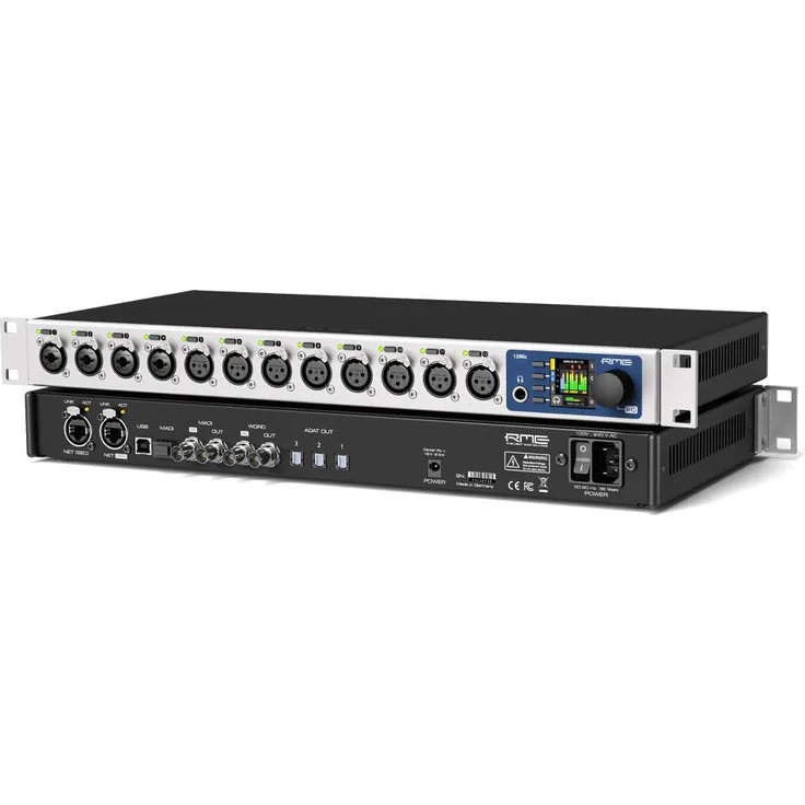 RME 12Mic, 12-Kanal digital gesteuerter Mikrofonvorverstärker mit AVB & MADI - Preisvergleich